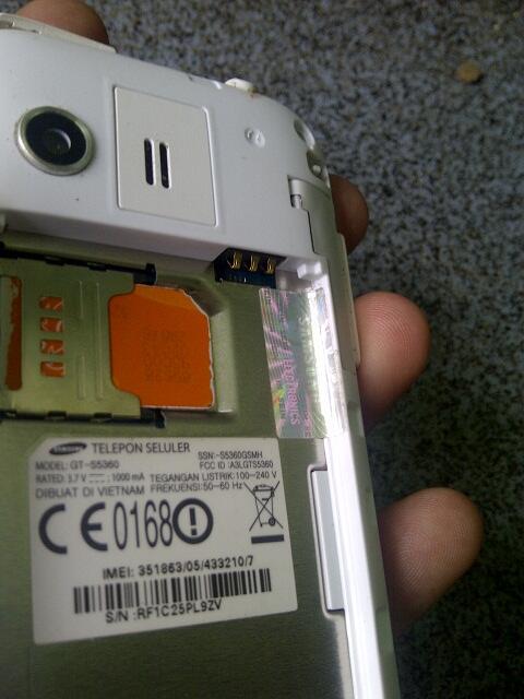 JUAL cepet.BU..Samsung galaxy young putiih,,fullset,,murah,,cod bandung