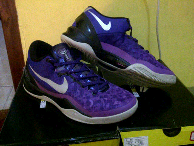 READY STOCK,,KOBE 8 ELITE ,KOBE 8 GRADIENT PURPLE (Replica)