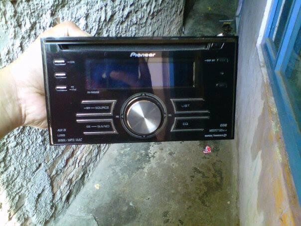 Doubledin Pioneer fh-6050ub bekas kondisi 85% cm 1,4jt bandung....