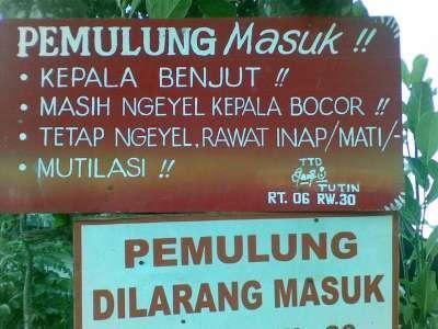Foto Foto Lucu. Hanya di INDONESIA.