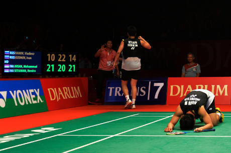 HOT BIKIN BANGGA &quot;Kalahkan Ko/Lee, Ahsan/Hendra Juara