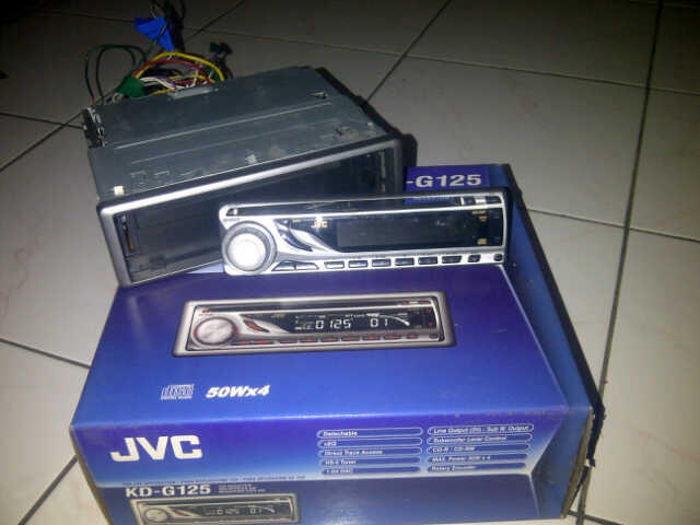 (JUAL) HEAD UNIT JVC KD-G125