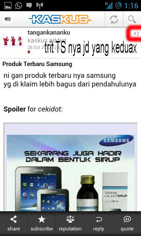KASKUS JUGA BISA ANEH GAN (NGAKAK)