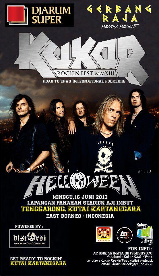 HELLOWEEN SILATURAHMI DENGAN SULTAN KUTAI KARTANEGARA