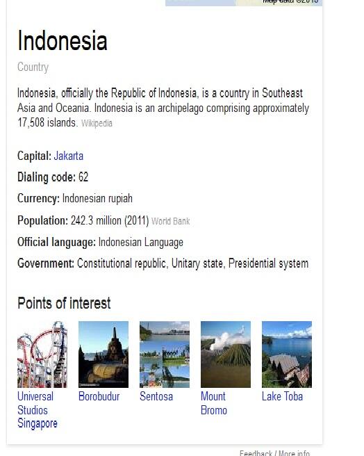 Wikipedia akui Universal Studios dan Sentosa milik Indonesia