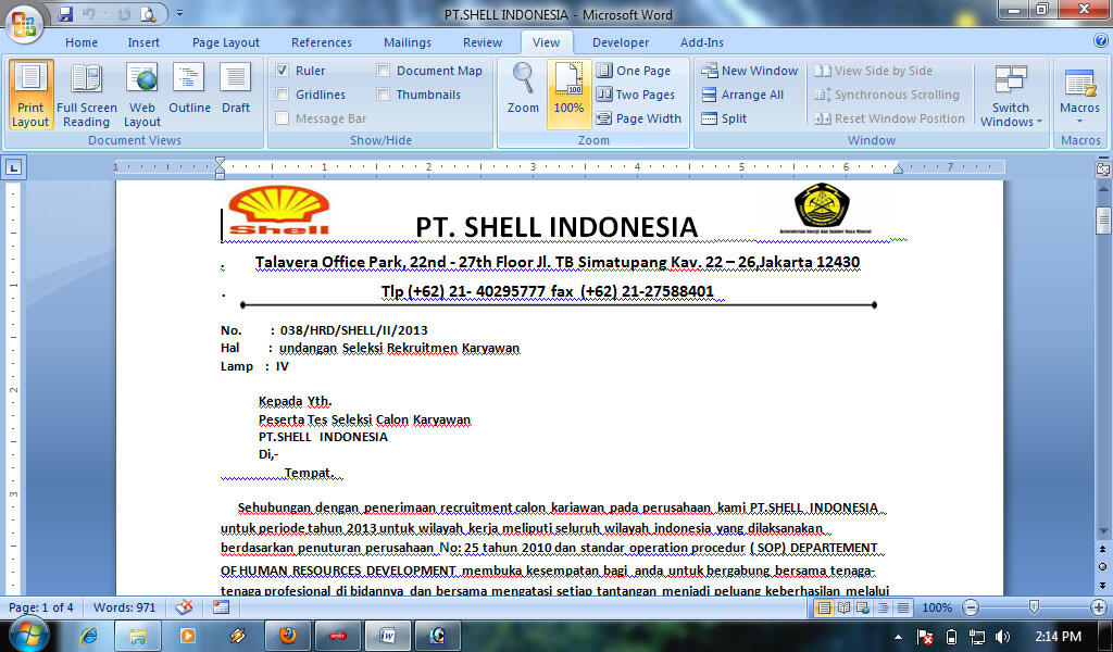 PENIPUAN ATAS NAMA PT.SHELL INDONESIA