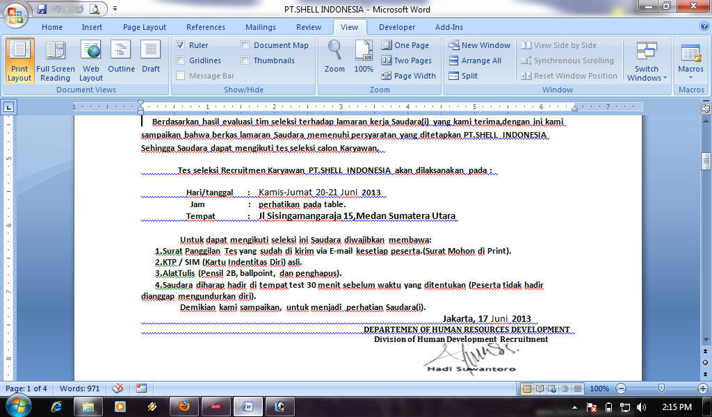 PENIPUAN ATAS NAMA PT.SHELL INDONESIA