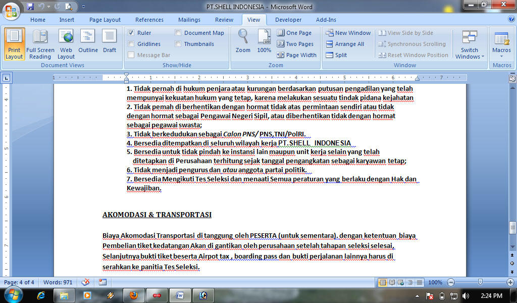 PENIPUAN ATAS NAMA PT.SHELL INDONESIA