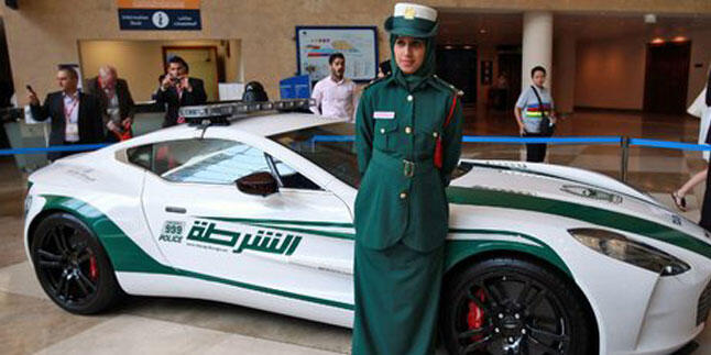 Mobil Polisi Dubai Bikin Takut Penjahat