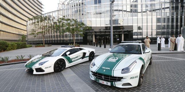 Mobil Polisi Dubai Bikin Takut Penjahat