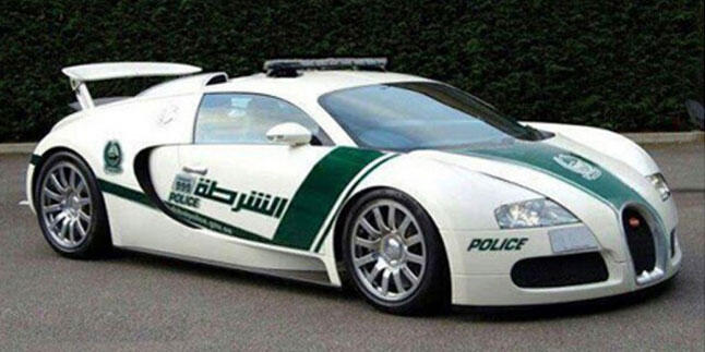 Mobil Polisi Dubai Bikin Takut Penjahat