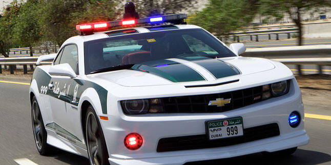 Mobil Polisi Dubai Bikin Takut Penjahat