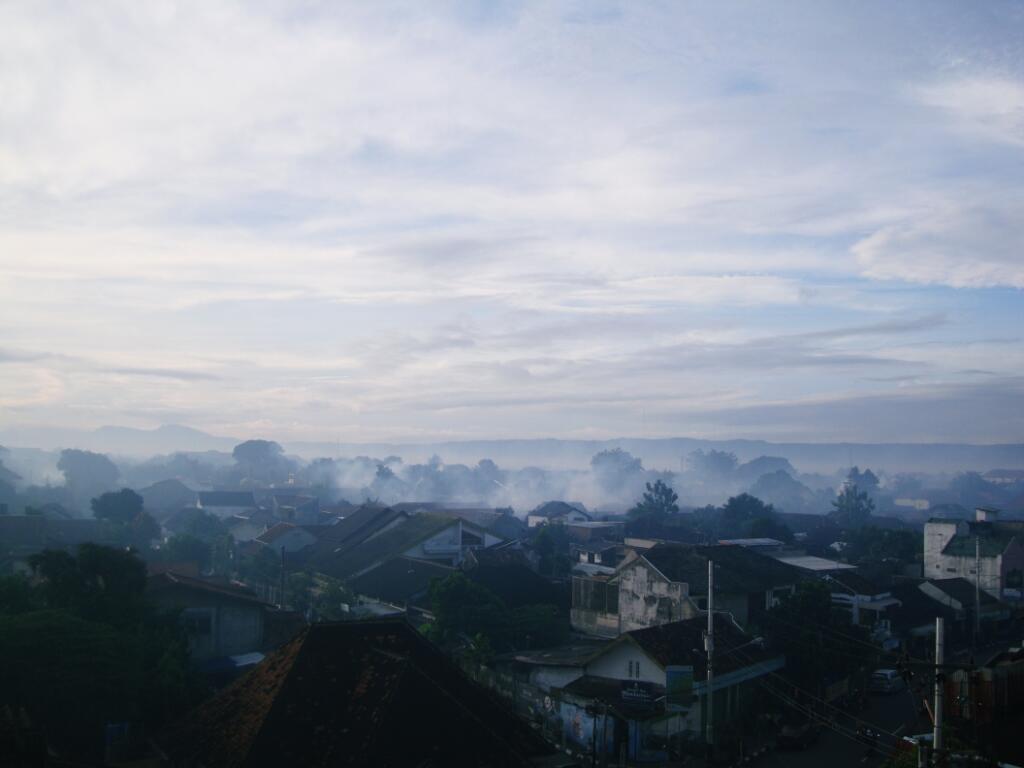 Pemandangan Jakarta - Jogja Dari Pesawat