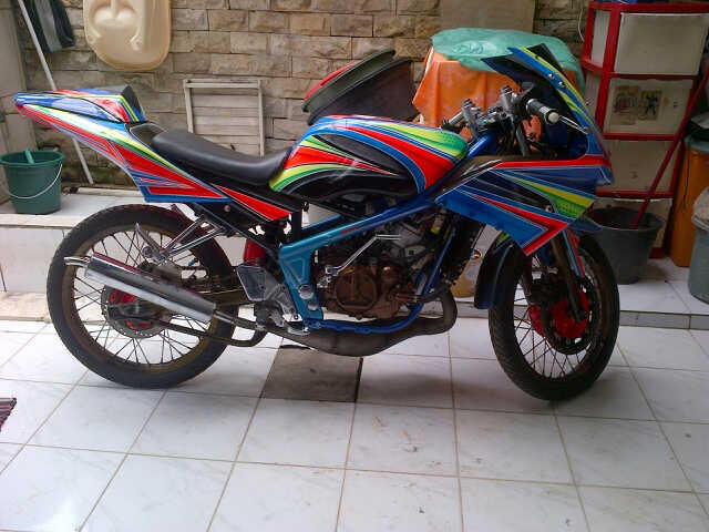 Terjual ninja RR thn 2009 bln mei pjk panjang FULL air ...