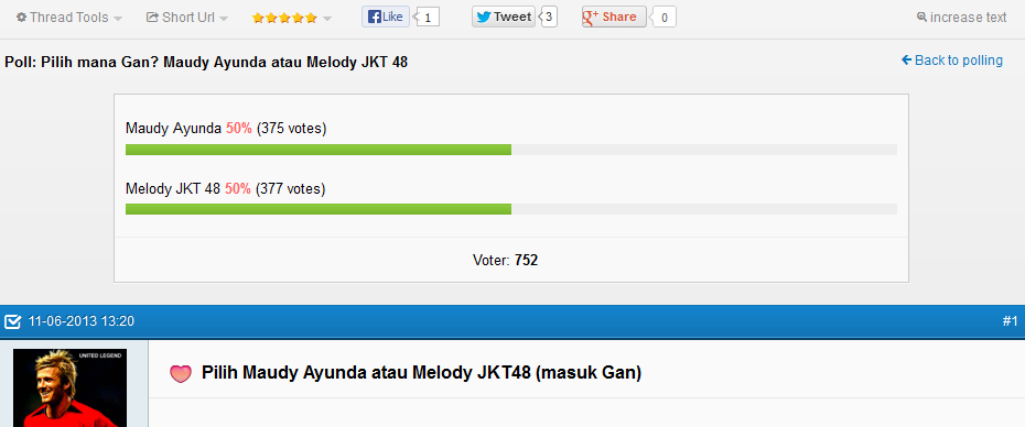 Pilih Maudy Ayunda atau Melody JKT48 (masuk Gan)