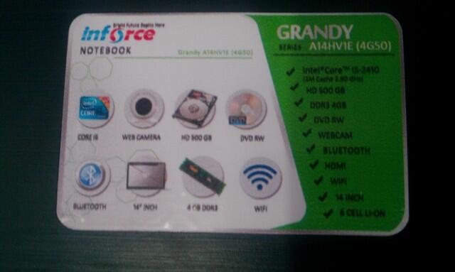 Notebook INFORCE GRANDY (4G50) Mulus n Muraaahh