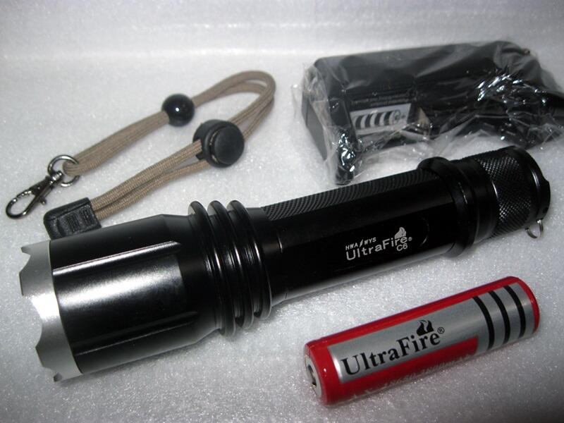"HABISIN STOK" Senter zoom led CREE