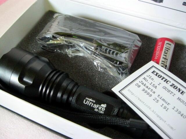 "HABISIN STOK" Senter zoom led CREE
