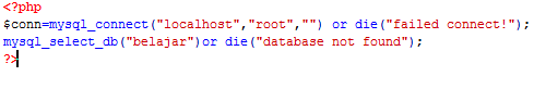 HELP PHP GAK CONNECT KE SQL