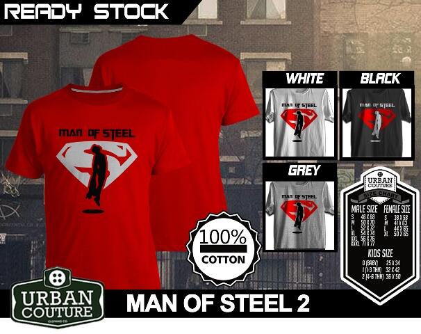 T-SHIRT KAOS DISRO SUPERHEROES (X-MAN SUPERMAN SPIDERMAN BATMAN IRONMAN ) READY STOCK
