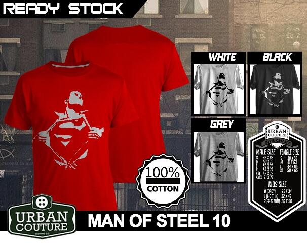 T-SHIRT KAOS DISRO SUPERHEROES (X-MAN SUPERMAN SPIDERMAN BATMAN IRONMAN ) READY STOCK