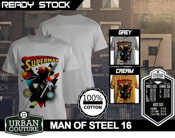 T-SHIRT KAOS DISRO SUPERHEROES (X-MAN SUPERMAN SPIDERMAN BATMAN IRONMAN ) READY STOCK