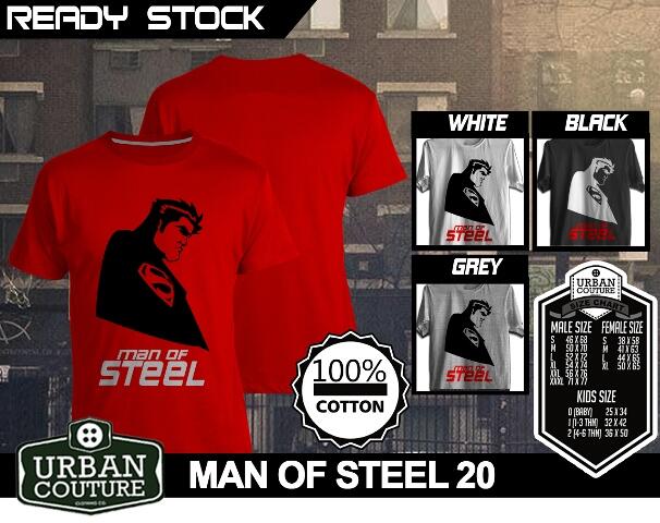 T-SHIRT KAOS DISRO SUPERHEROES (X-MAN SUPERMAN SPIDERMAN BATMAN IRONMAN ) READY STOCK