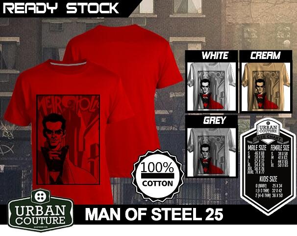 T-SHIRT KAOS DISRO SUPERHEROES (X-MAN SUPERMAN SPIDERMAN BATMAN IRONMAN ) READY STOCK