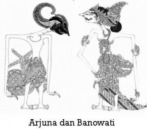 Gambar Wayang Arjuna Dan Srikandi Hitam Putih Paimin Gambar