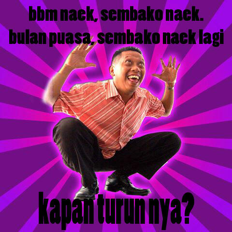&#91;FUN&#93; Kumpulan 'Meme' bertema 'BBM Naik'
