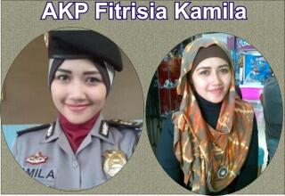 Inilah Kapolsek Berjilbab AKP Fitrisia Kamila dari Indonesia