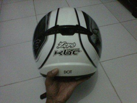 Jual Helm KBV V Zero White Black