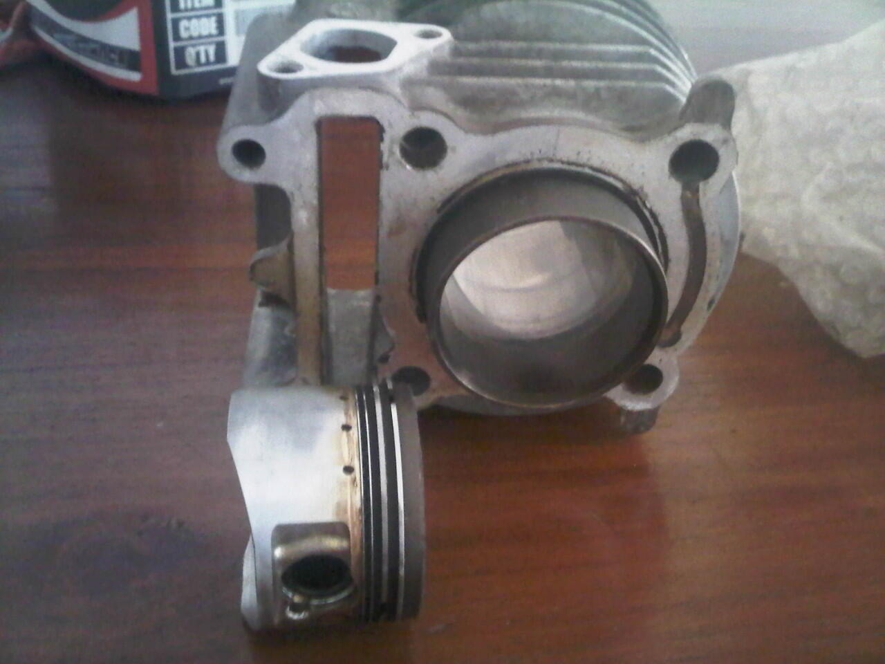 Blok Seher Standar Mio ,Seher 58 GL ,Knalpot standar Ori Mio