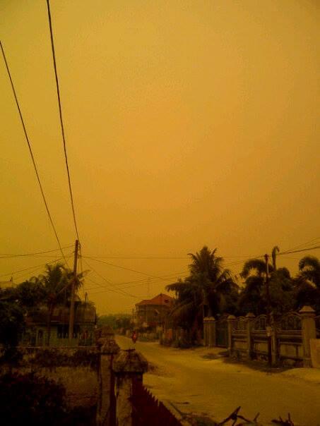 (pict) Extrim, Langit di kota ane kuning.....