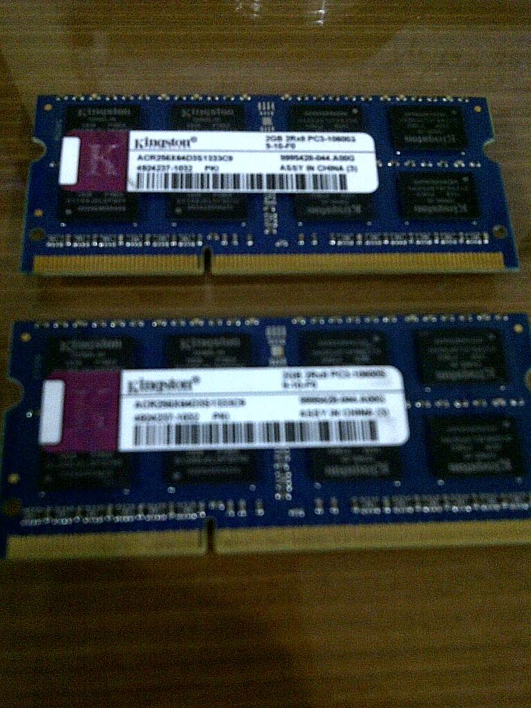 RAM kingston 2GB 2Rx8 PC3 10600S