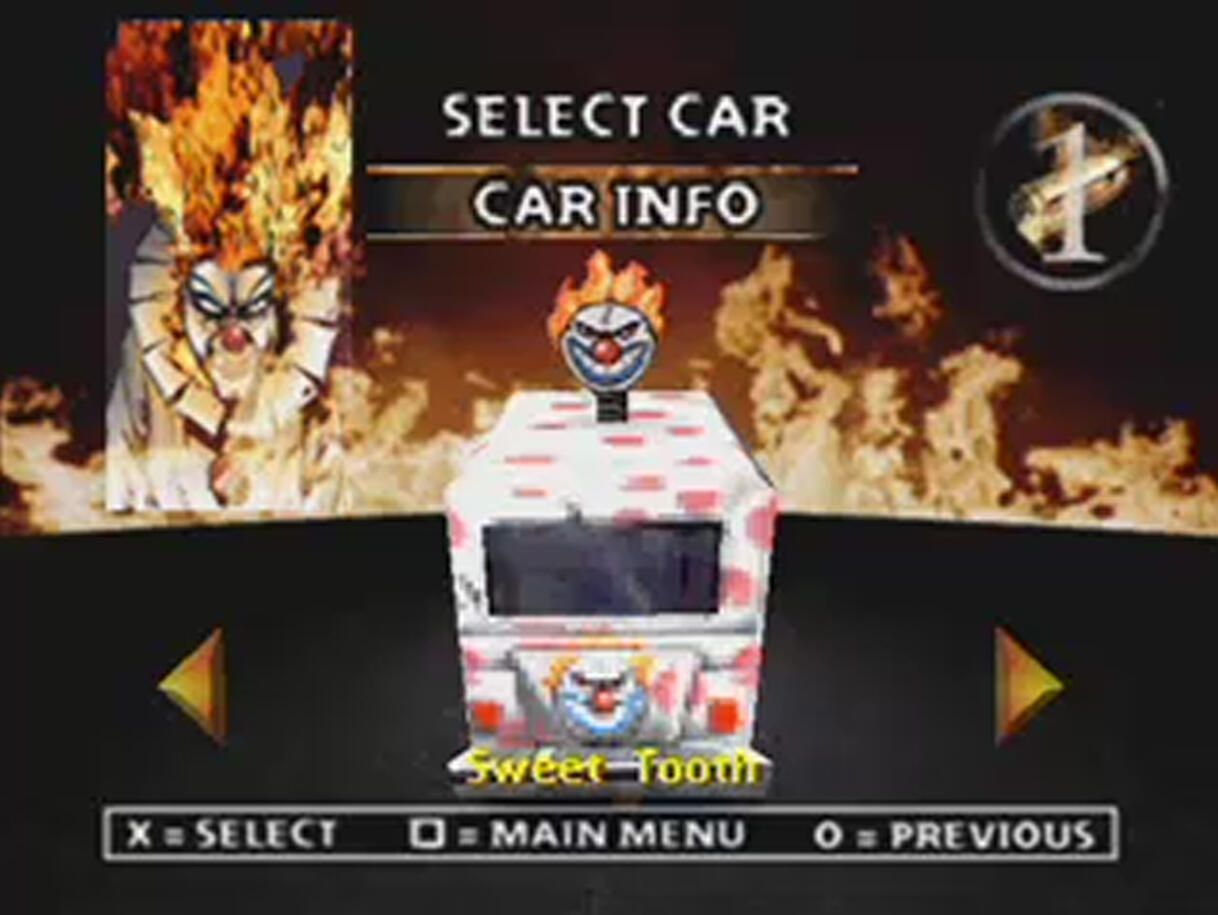 Mantan pengendara ente di twisted metal 2