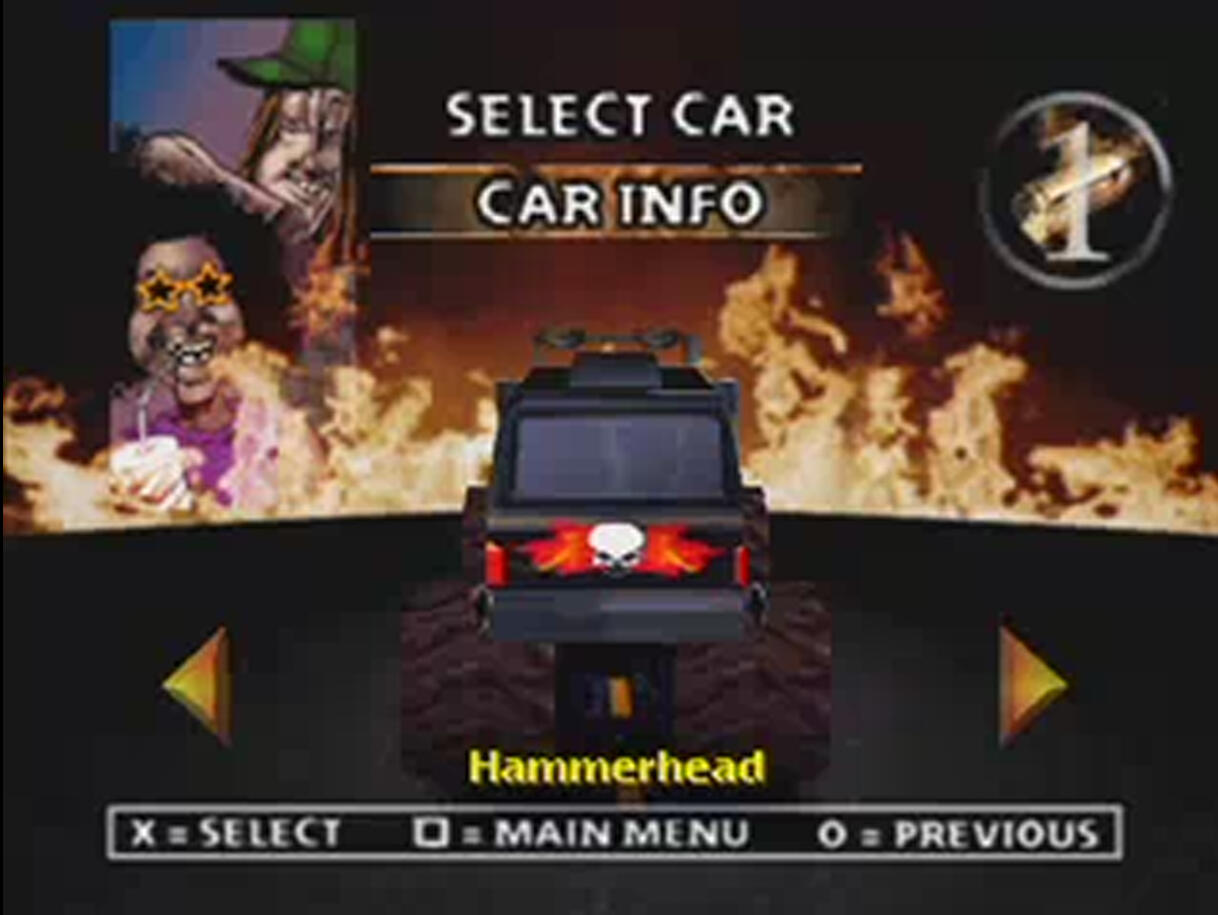Mantan pengendara ente di twisted metal 2