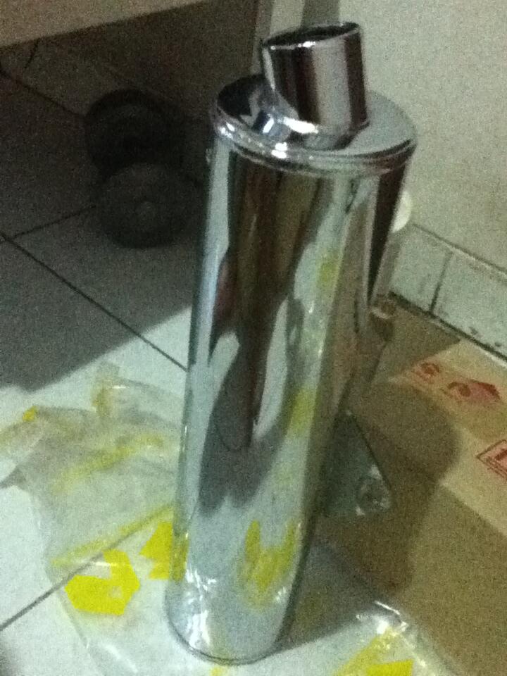 WTS>>SILENCER ORI SATRIA F THAILAND 2ND KONDISI MANTAPP