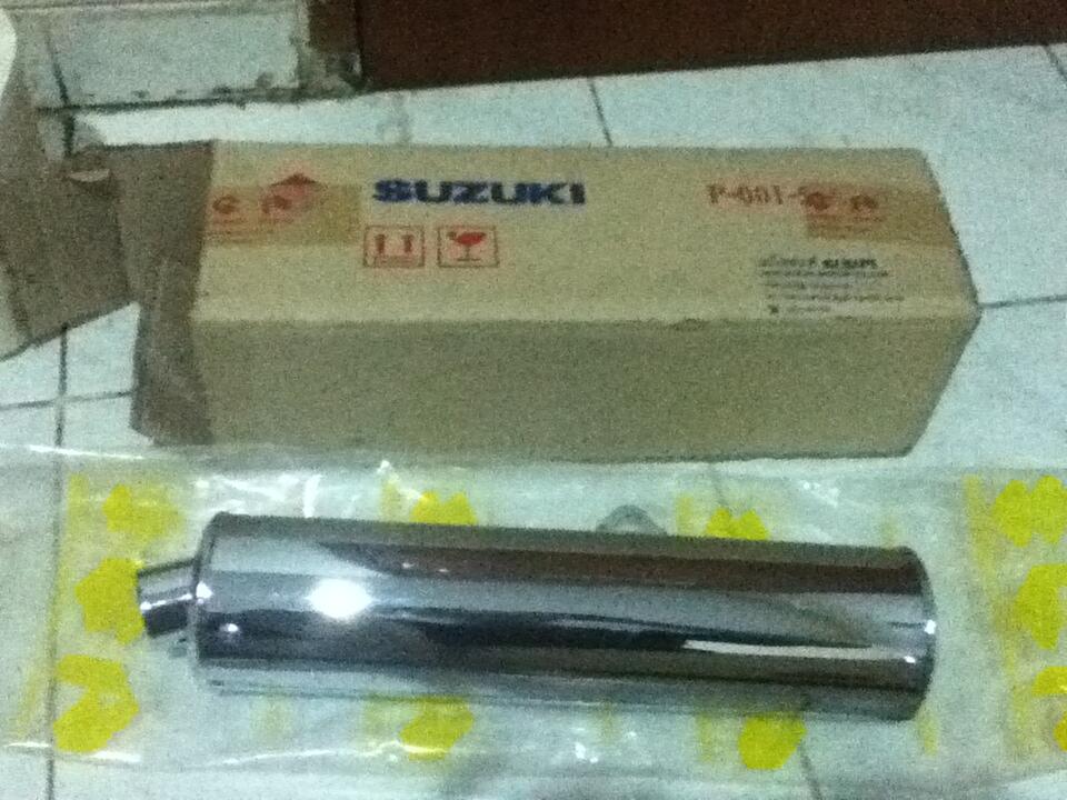 WTS>>SILENCER ORI SATRIA F THAILAND 2ND KONDISI MANTAPP