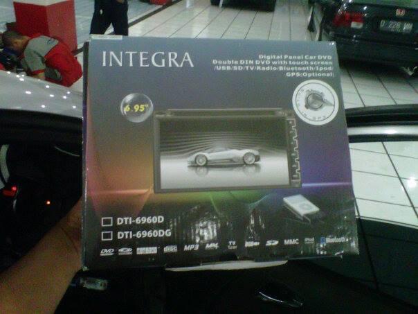 DoubleDin GPS merk INTEGRA 6,95" Rp 2,5jt.... bandung...
