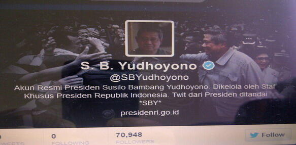 SBY di-bully di Twitter