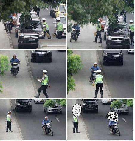 apang yang anda fikirkan kalo anda jadi polisi ini...atau liat kejadian ini..