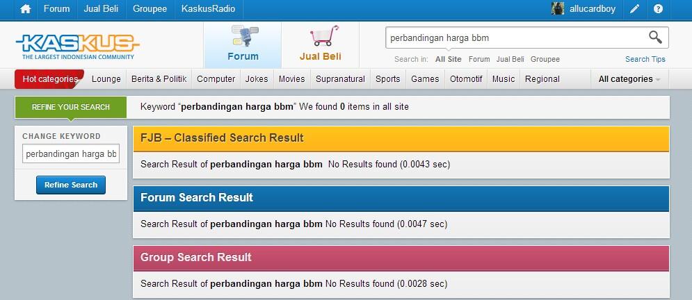 &#91;Copas FB&#93;Perbandingan Harga BBM