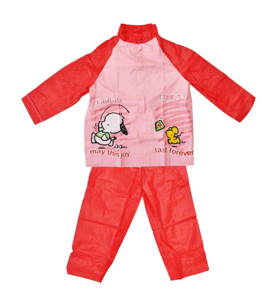 RUV Jas Hujan Stelan Anak/Remaja Motif