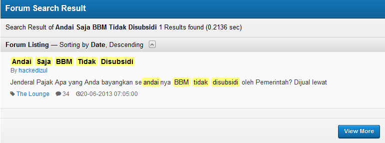 Andai Saja BBM Tidak Disubsidi