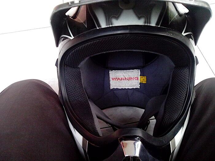 Dijual Helm cross KYT bisa TT tukar tambah/barter