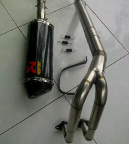 KNALPOT AKRAPOVIK DAN TERIGNONI BUAT NINJA,VIXION, BISON