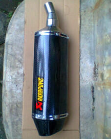 KNALPOT AKRAPOVIK DAN TERIGNONI BUAT NINJA,VIXION, BISON