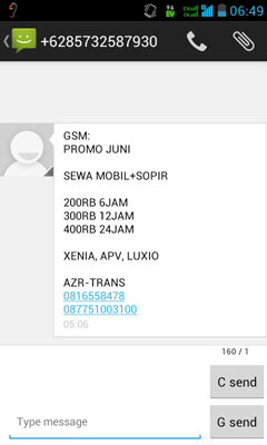 Kumpulan SMS penipuan