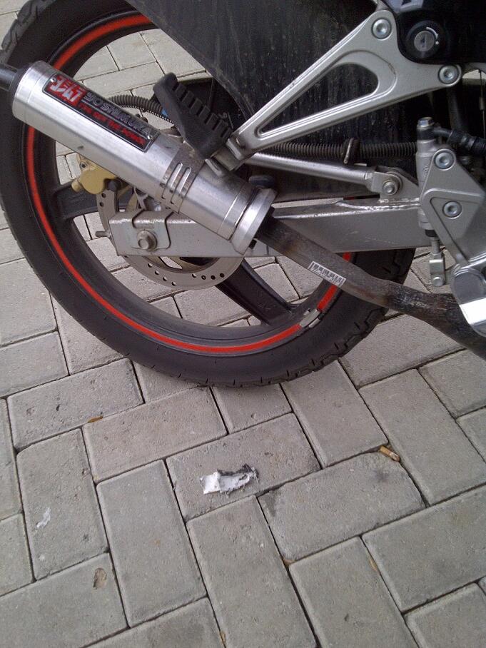 Jual knalpot yoshimura ninja 150r..mulus no cacat